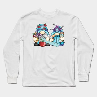 Back to school with my gnomies Long Sleeve T-Shirt